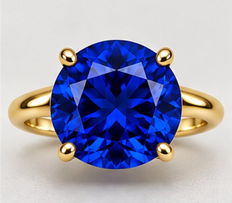 Safir, round brilliant